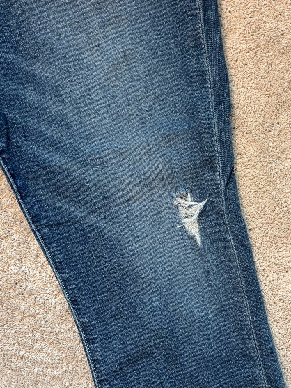 Good American Good Curve Skinny Jeans 14/32 | High Rise Distressed Stretch Denim - Picture 4 of 7